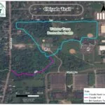 Satellite Map of Chiyoda Trail.