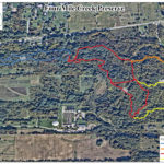 Satellite Map of Four Mile Creek Preserve.