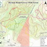 Herman Road Forever Wild Forest topo map